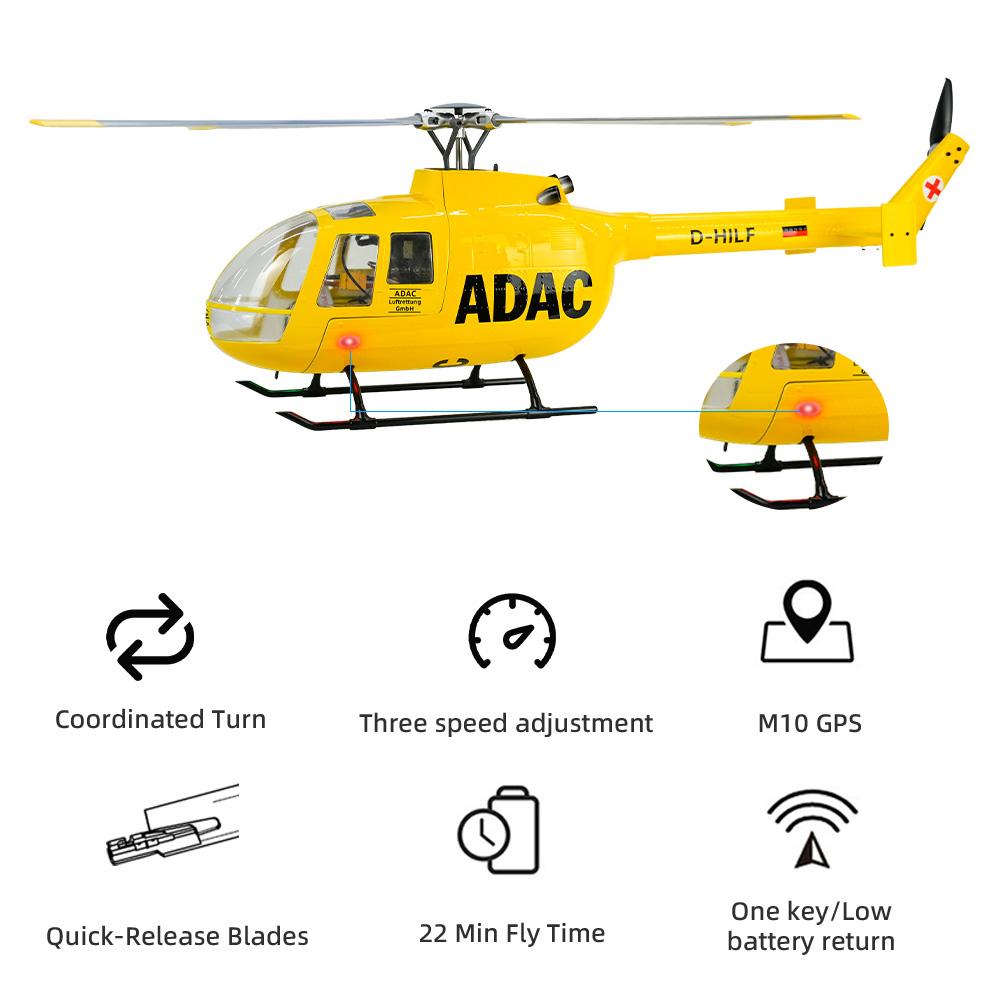 Outdoor Lighting Uk - طائرة هليكوبتر FLY WING BO105 مزودة