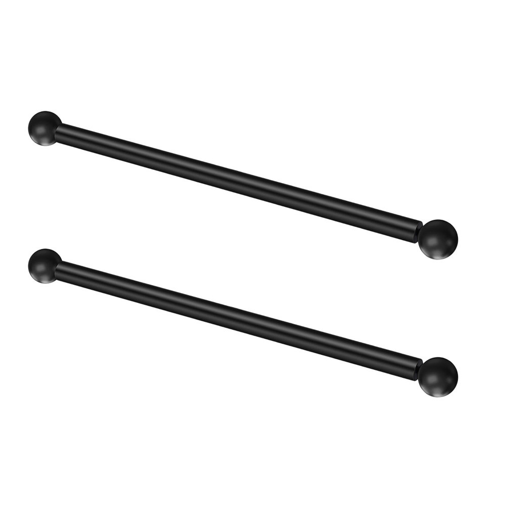 Outdoor Lighting Black - قطعتان من أذرع التثبيت المتقاطعة لعمود