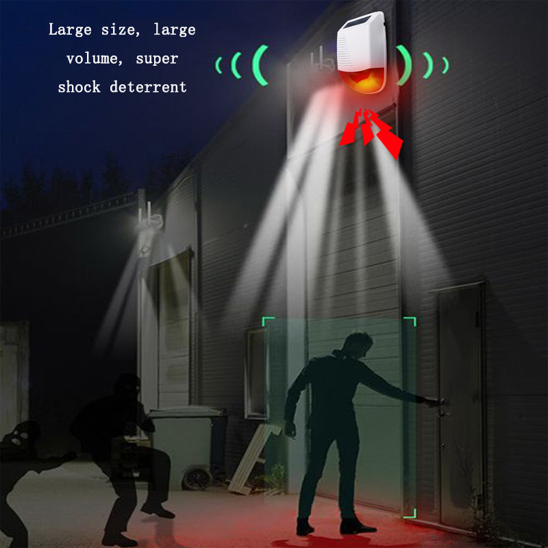 Outdoor Lighting Wireless - جهاز إنذار ذكي لاسلكي يعمل بالطاقة