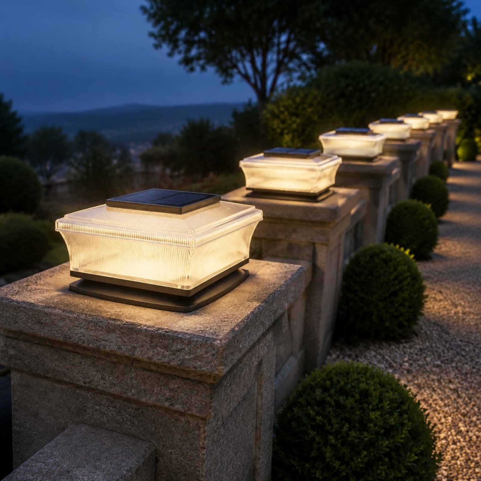 إضاءة عمودية شمسية لاسلكية مرب - مراجعة Outdoor Lighting Wireless وسعره