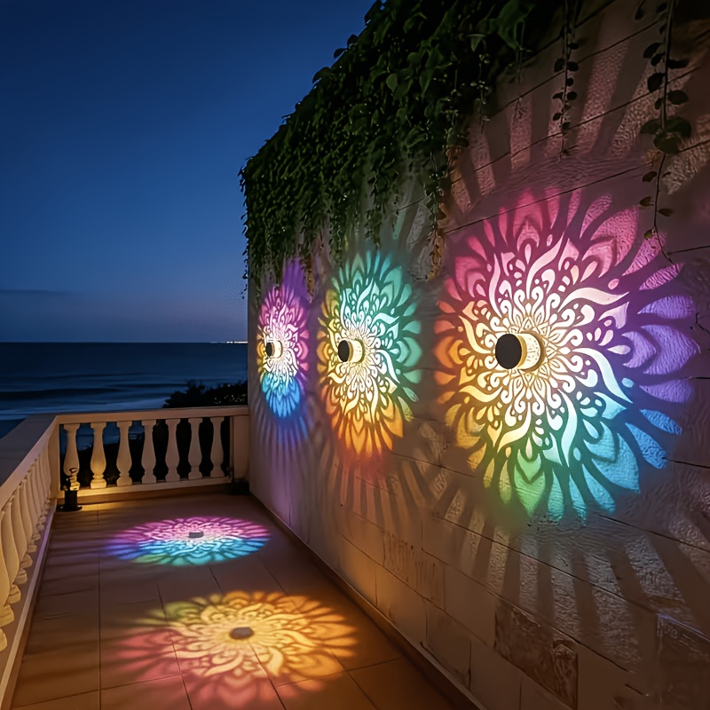 1/2/4 عبوات من أضواء السياج ال - مراجعة Outdoor Lighting Waterproof وسعره