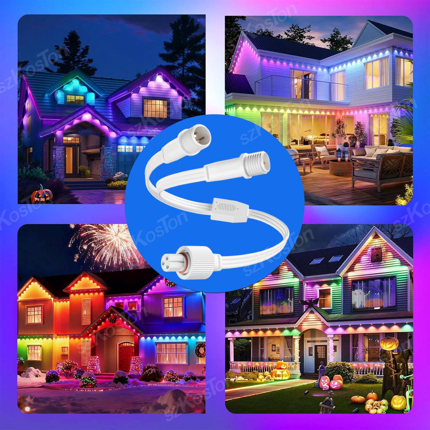 موصل على شكل Y لأضواء Govee ال - مراجعة Outdoor Lighting Waterproof وسعره