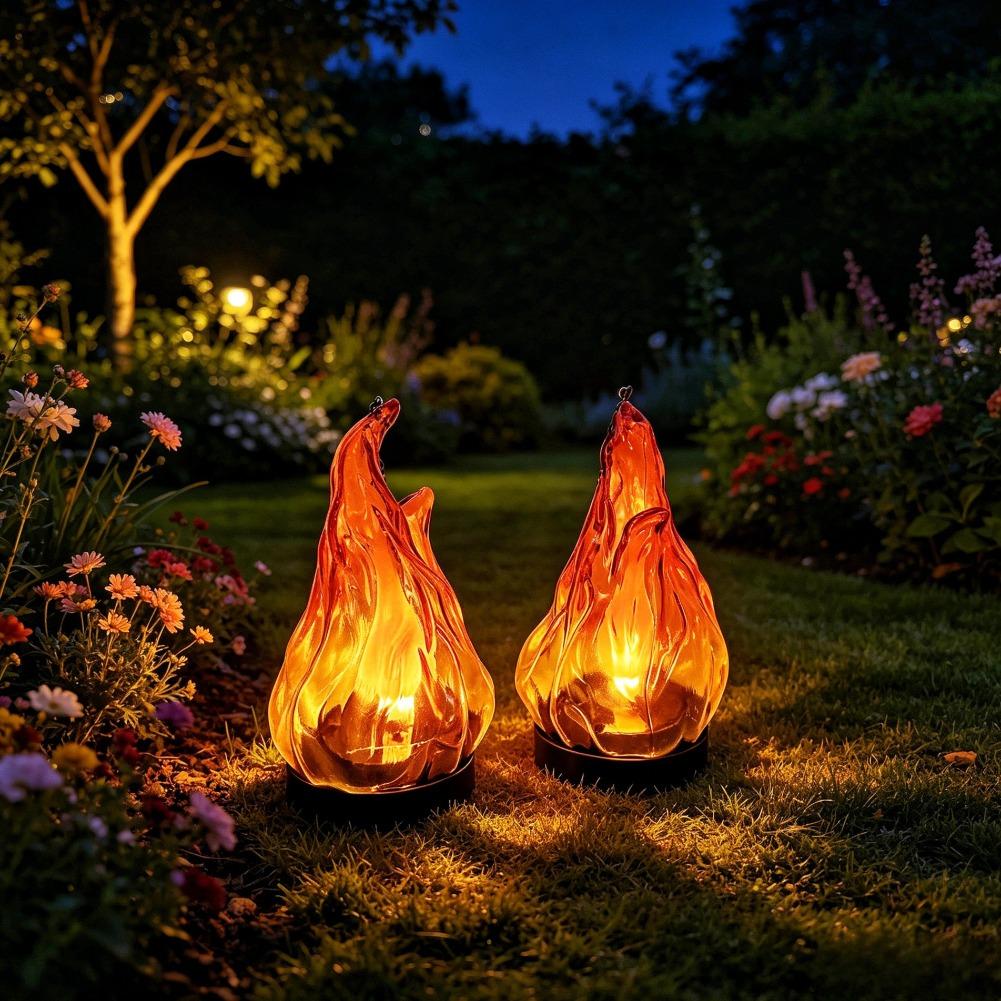 فانوس LED بتأثير اللهب الوامض، - مراجعة Outdoor Lighting Effects وسعره