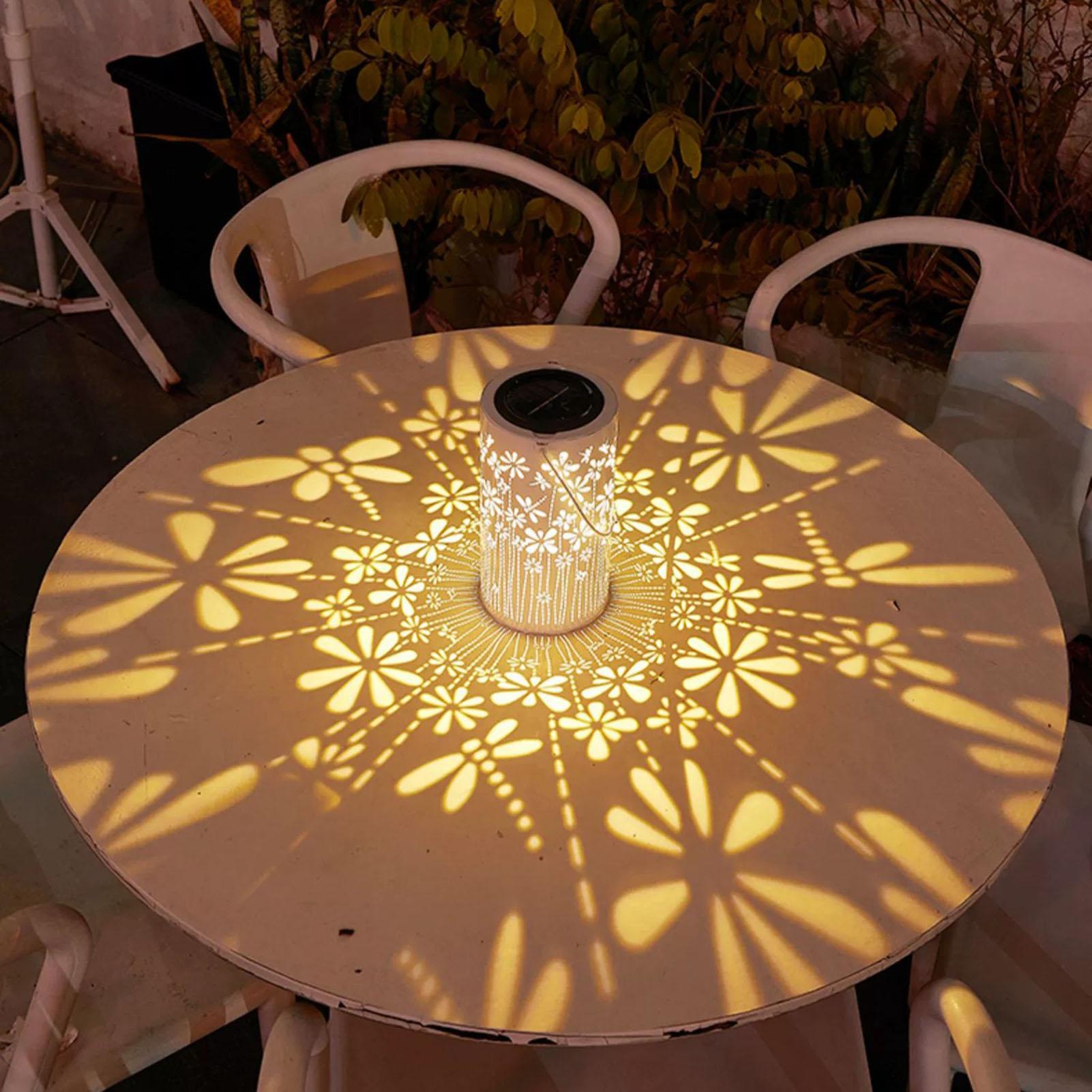 فوانيس شمسية زخرفية ملونة على  - مراجعة Outdoor Lighting And Landscape وسعره