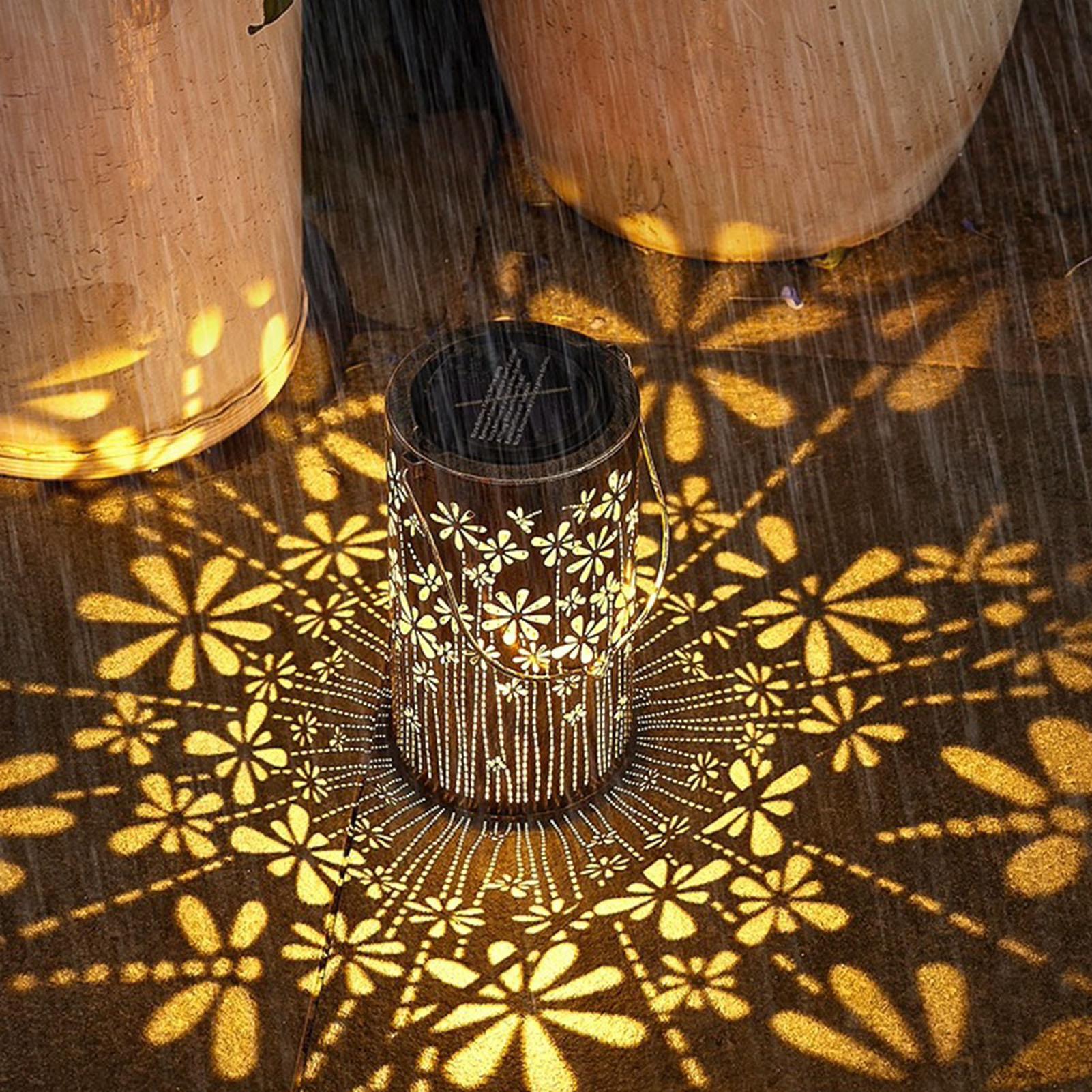 فوانيس شمسية ملونة على شكل زهو - مراجعة Outdoor Lighting And Landscape وسعره