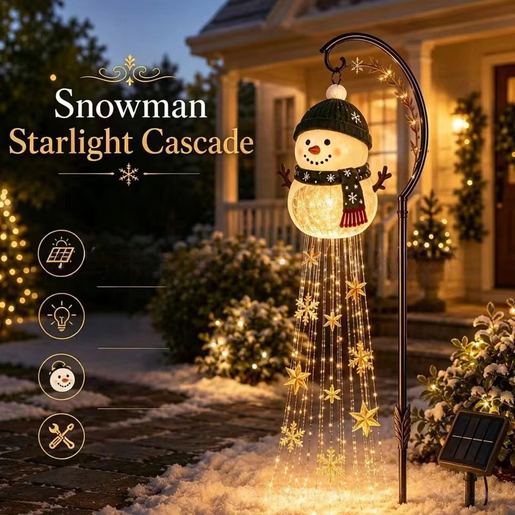زينة رجل الثلج المضيئة لعيد ال - مراجعة Outdoor Lighting Effects وسعره