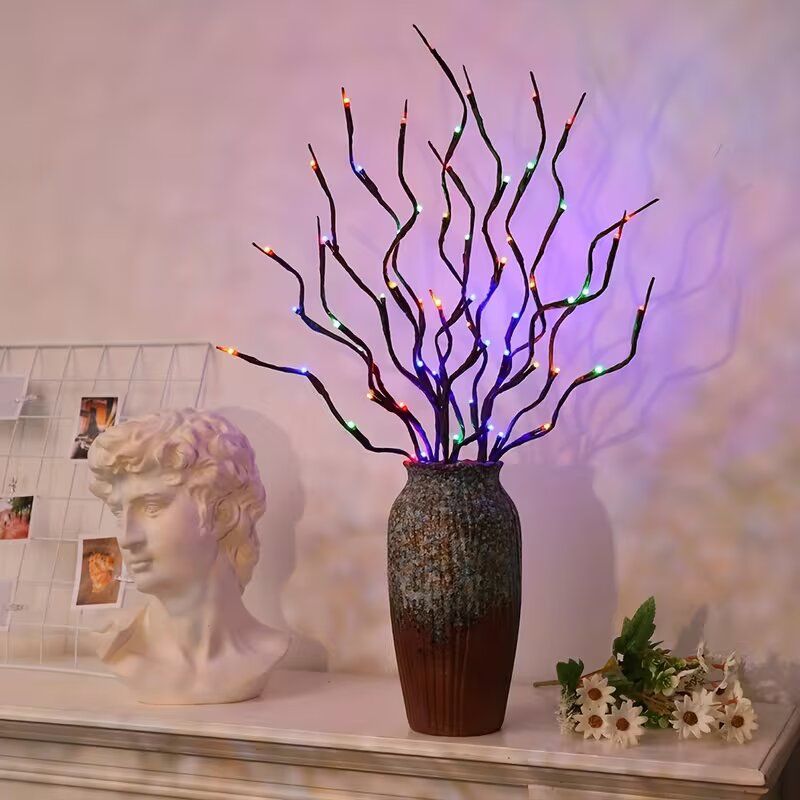 1/2 قطعة إضاءة على شكل فروع شج - مراجعة Outdoor Lighting Effects وسعره