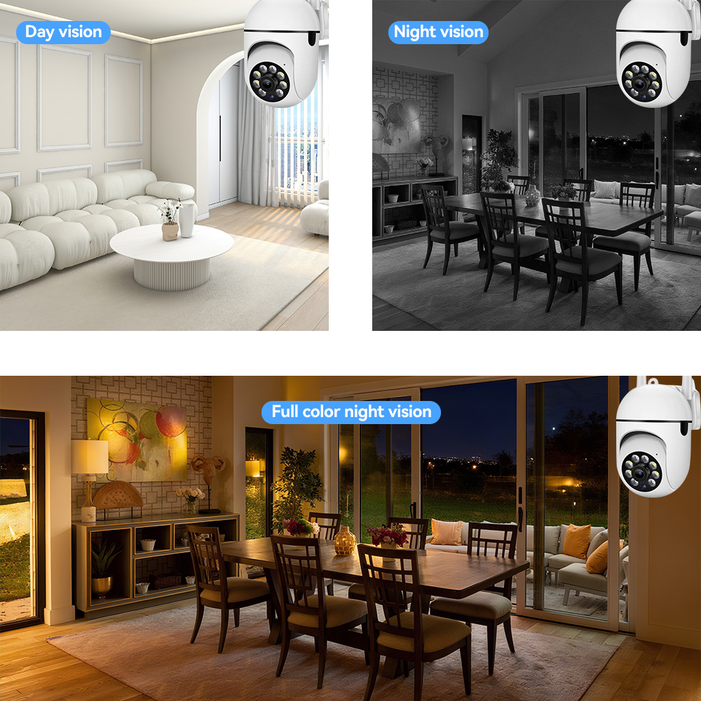 8MP 2.4G واي فاي IP كاميرا تلف - مراجعة Outdoor Lighting Track وسعره